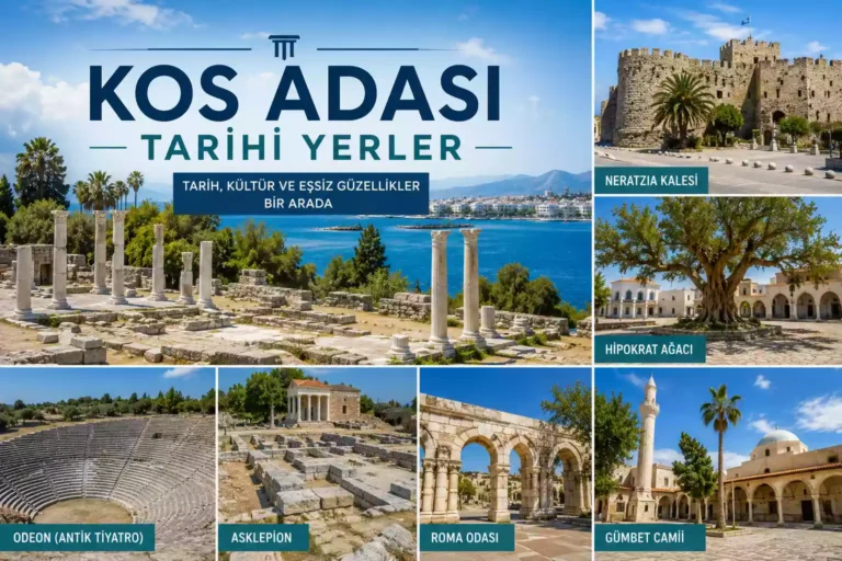 Kos Adasında Gezilecek Tarihi yerler